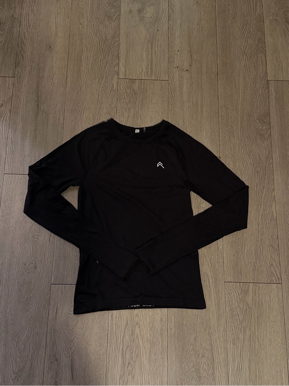 Oner Go To Seamless Fitted Top in black size s.